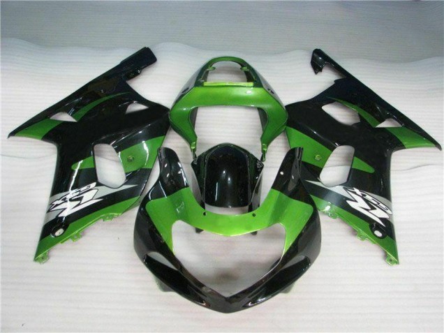 Best 2001-2003 Green Black Suzuki GSXR 600/750 Motorbike Fairing