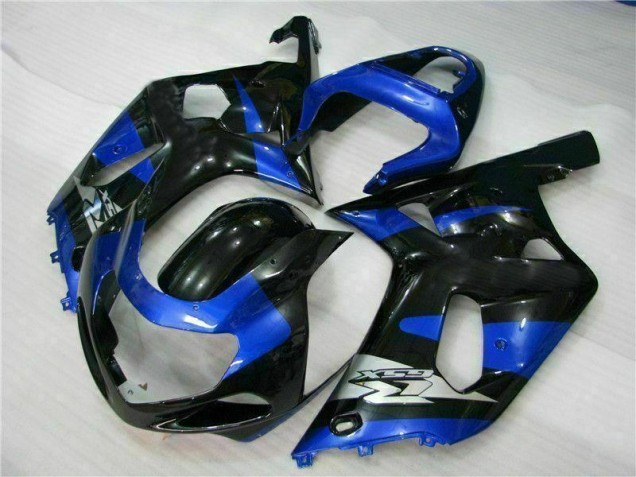 Best 2001-2003 Blue Black Suzuki GSXR 600/750 Bike Fairing Kit