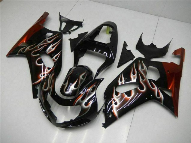 Best 2001-2003 Black Suzuki GSXR 600/750 Motorcycle Bodywork Best 2001-2003 Black Suzuki GSXR 600/750 Motorcycle Bodywork