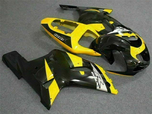 Best 2001-2003 Yellow Black Suzuki GSXR 600/750 Motorcycle Replacement Fairings Best 2001-2003 Yellow Black Suzuki GSXR 600/750 Motorcycle Replacement Fairings