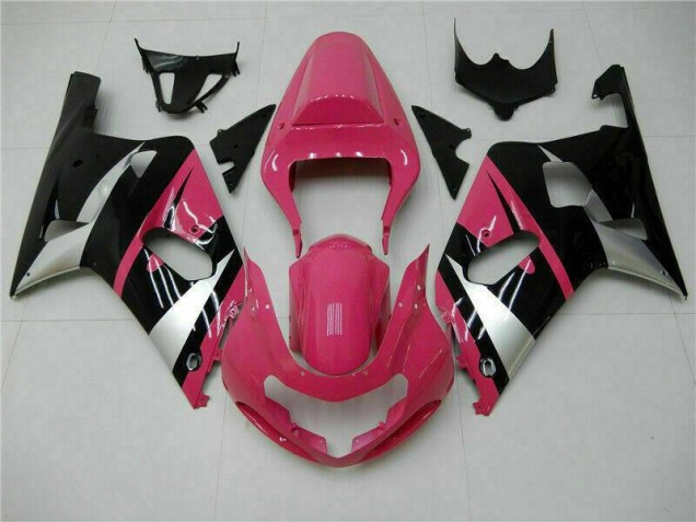 Best 2001-2003 Pink Black Suzuki GSXR 600/750 Replacement Fairings Best 2001-2003 Pink Black Suzuki GSXR 600/750 Replacement Fairings