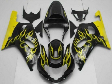 Best 2001-2003 Black Suzuki GSXR 600/750 Motorbike Fairing