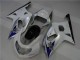 Best 2001-2003 White Silver Suzuki GSXR 600/750 Bike Fairings