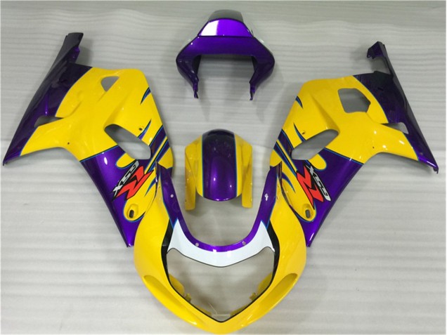 Best 2001-2003 Yellow Suzuki GSXR 600/750 Replacement Motorcycle Fairings & Plastics