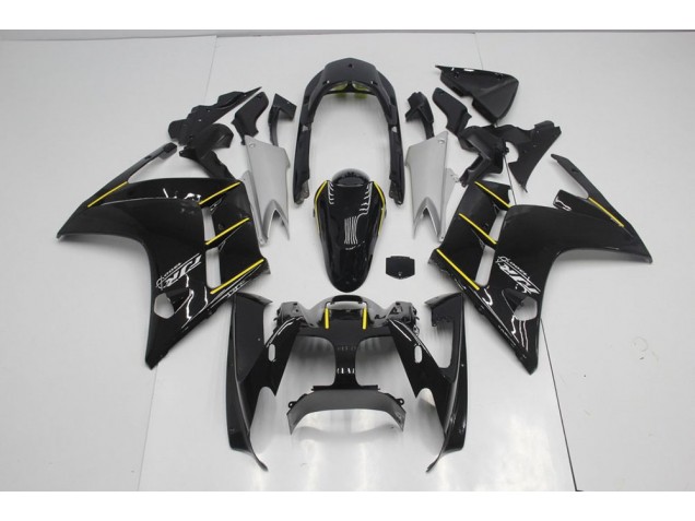 Best 2001-2005 Black Yellow Yamaha FJR1300 Moto Fairings
