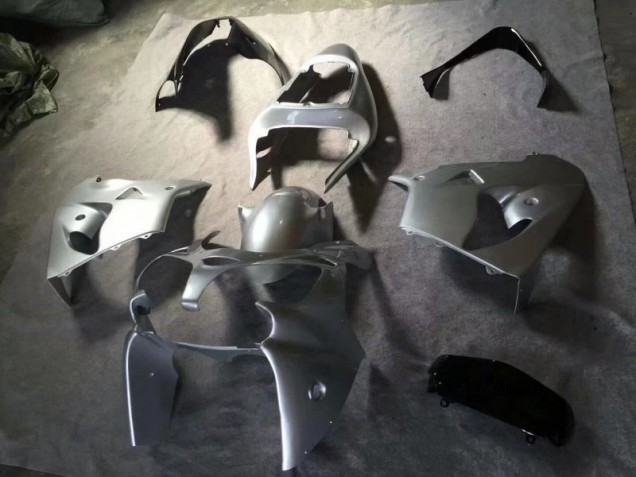 Best 2002-2003 Silver Glossy Black Kawasaki ZX9R Motorcycle Fairing Kits Best 2002-2003 Silver Glossy Black Kawasaki ZX9R Motorcycle Fairing Kits
