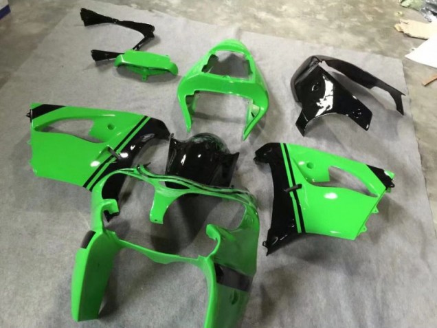 Best 2002-2003 Green Glossy Black Kawasaki ZX9R Motorbike Fairing Best 2002-2003 Green Glossy Black Kawasaki ZX9R Motorbike Fairing