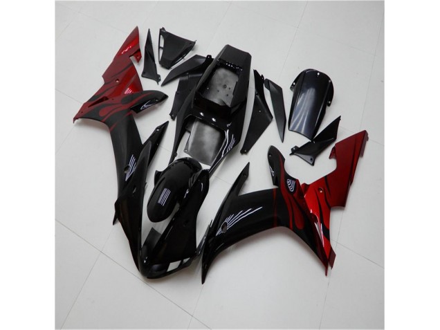 Best 2002-2003 Black Red Yamaha YZF R1 Motorcycle Fairing Best 2002-2003 Black Red Yamaha YZF R1 Motorcycle Fairing