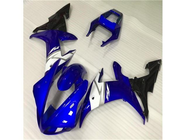Best 2002-2003 Blue White Yamaha YZF R1 Motorcycle Fairing Kits