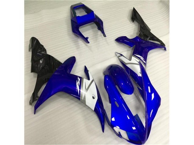 Best 2002-2003 Blue White Yamaha YZF R1 Motorcycle Fairing Kits