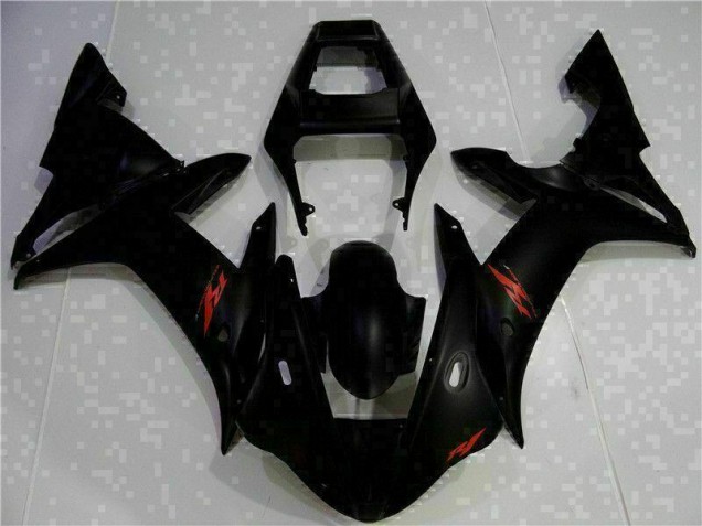Best 2002-2003 Black Yamaha YZF R1 Motorcycle Fairing Kit Best 2002-2003 Black Yamaha YZF R1 Motorcycle Fairing Kit