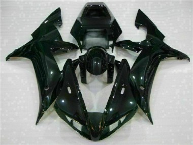 Best 2002-2003 Black Yamaha YZF R1 Bike Fairing