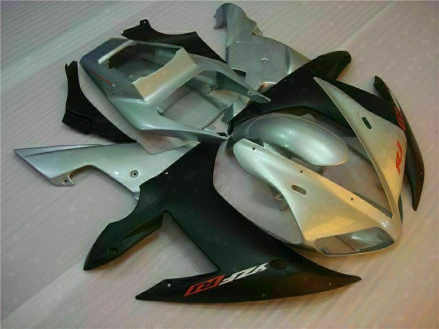 Best 2002-2003 Silver Yamaha YZF R1 Replacement Motorcycle Fairings