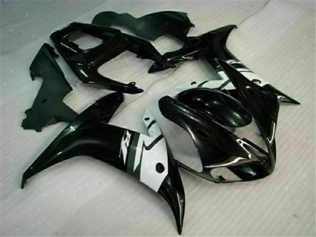 Best 2002-2003 Black Yamaha YZF R1 Motorcycle Fairings Kit