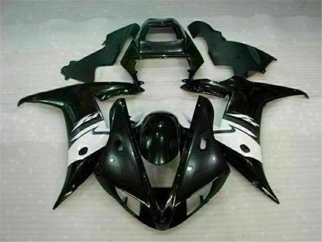 Best 2002-2003 Black Yamaha YZF R1 Motorcycle Fairings Kit