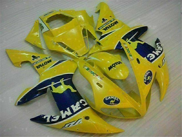 Best 2002-2003 Yellow Yamaha YZF R1 Motorcycle Fairing Kit Best 2002-2003 Yellow Yamaha YZF R1 Motorcycle Fairing Kit
