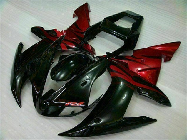 Best 2002-2003 Black Red Yamaha YZF R1 Bike Fairing Best 2002-2003 Black Red Yamaha YZF R1 Bike Fairing