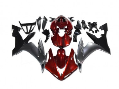Best 2002-2003 Red Grey Black Yamaha YZF R1 Motorcyle Fairings