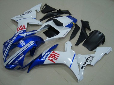 Best 2002-2003 Blue White Yamaha YZF R1 Motorcycle Fairings Kit