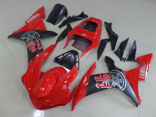 Best 2002-2003 Matte Red Yamaha YZF R1 Motorcycle Fairing Kits