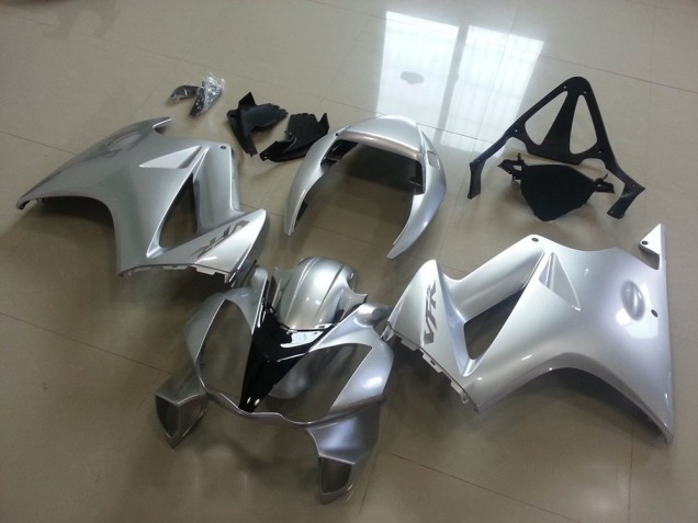 Best 2002-2013 Silver Honda VFR800 Motorcycle Fairings Best 2002-2013 Silver Honda VFR800 Motorcycle Fairings