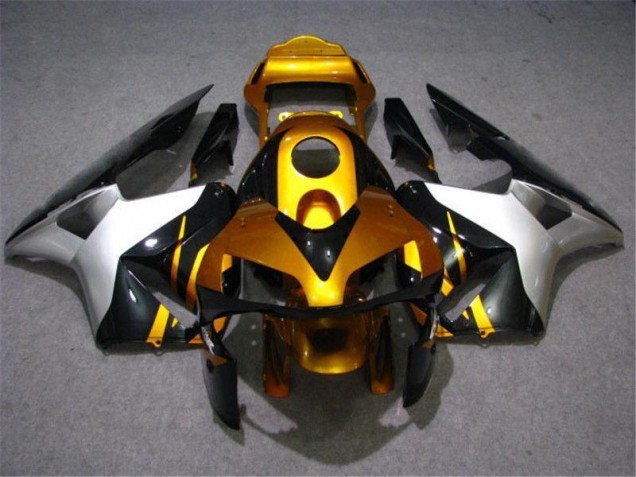 Best 2003-2004 Gold Silver Black Honda CBR600RR Bike Fairings Best 2003-2004 Gold Silver Black Honda CBR600RR Bike Fairings