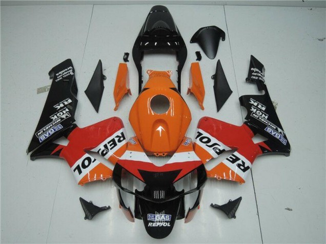 Best 2003-2004 Orange Red Black Repsol Honda CBR600RR Motor Bike Fairings Best 2003-2004 Orange Red Black Repsol Honda CBR600RR Motor Bike Fairings