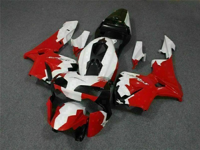 Best 2003-2004 Red White Honda CBR600RR Replacement Motorcycle Fairings Best 2003-2004 Red White Honda CBR600RR Replacement Motorcycle Fairings