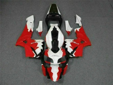 Best 2003-2004 Red White Honda CBR600RR Replacement Motorcycle Fairings