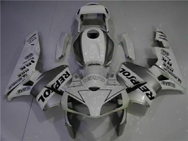 Best 2003-2004 White Repsol Honda CBR600RR Motorcycle Replacement Fairings