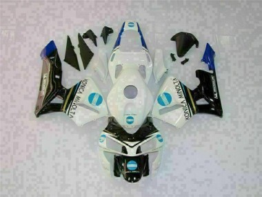 Best 2003-2004 White Black Honda CBR600RR Motor Fairings