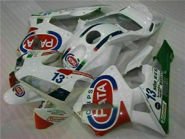 Best 2003-2004 White Honda CBR600RR Motor Bike Fairings & Bodywork Best 2003-2004 White Honda CBR600RR Motor Bike Fairings & Bodywork