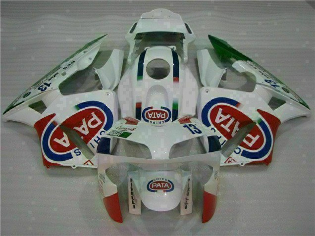 Best 2003-2004 White Honda CBR600RR Motor Bike Fairings & Bodywork Best 2003-2004 White Honda CBR600RR Motor Bike Fairings & Bodywork