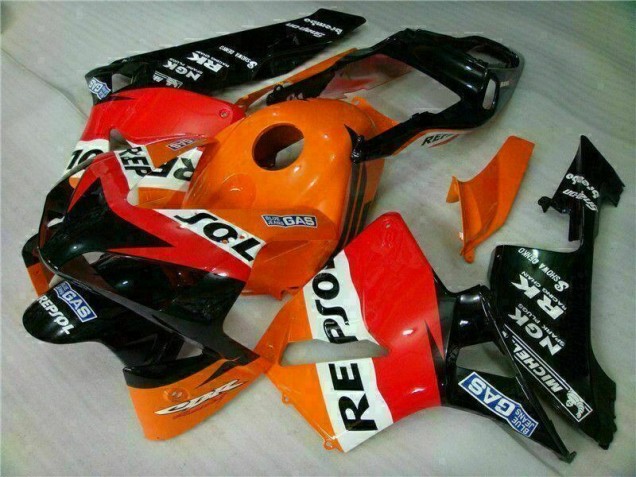 Best 2003-2004 Orange Repsol Honda CBR600RR Motorbike Fairing Kits Best 2003-2004 Orange Repsol Honda CBR600RR Motorbike Fairing Kits