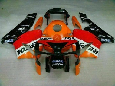 Best 2003-2004 Orange Repsol Honda CBR600RR Motorbike Fairing Kits