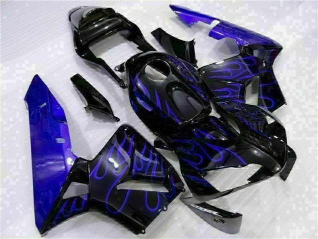 Best 2003-2004 Black with Blue Flame Honda CBR600RR Motorcycle Fairing Kits Best 2003-2004 Black with Blue Flame Honda CBR600RR Motorcycle Fairing Kits