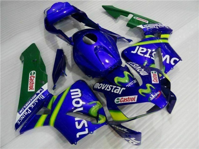 Best 2003-2004 Blue Green Movistar Castrol Honda CBR600RR Motorbike Fairing Best 2003-2004 Blue Green Movistar Castrol Honda CBR600RR Motorbike Fairing