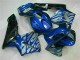 Best 2003-2004 Blue with Silver Flame Honda CBR600RR Motorbike Fairing Best 2003-2004 Blue with Silver Flame Honda CBR600RR Motorbike Fairing