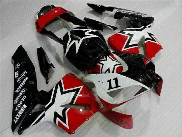 Best 2003-2004 Black White 11 Honda CBR600RR Moto Fairings Best 2003-2004 Black White 11 Honda CBR600RR Moto Fairings