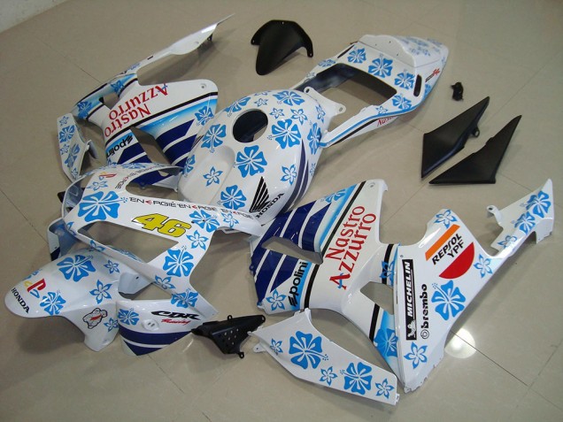 Best 2003-2004 Nastro Azzurro Honda CBR600RR Motorcycle Fairings Kits Best 2003-2004 Nastro Azzurro Honda CBR600RR Motorcycle Fairings Kits