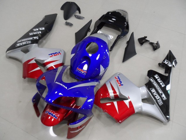 Best 2003-2004 Red Silver Blue Honda CBR600RR Motorcylce Fairings Best 2003-2004 Red Silver Blue Honda CBR600RR Motorcylce Fairings