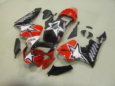 Best 2003-2004 Black Red Honda CBR600RR Motorcycle Fairing