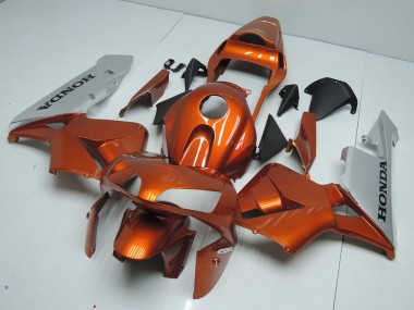 Best 2003-2004 Orange Silver Honda CBR600RR Motorbike Fairing
