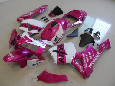 Best 2003-2004 Pink Repsol Honda CBR600RR Motor Bike Fairings