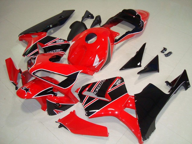 Best 2003-2004 Red Black Honda CBR600RR Motorbike Fairing Kits Best 2003-2004 Red Black Honda CBR600RR Motorbike Fairing Kits