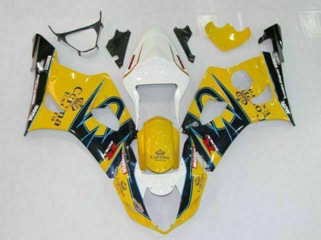 Best 2003-2004 Yellow Suzuki GSXR 1000 Moto Fairings Best 2003-2004 Yellow Suzuki GSXR 1000 Moto Fairings