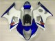 Best 2003-2004 White Blue Suzuki GSXR 1000 Bike Fairings