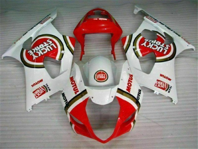 Best 2003-2004 Red White Suzuki GSXR 1000 Motorbike Fairing Kits
