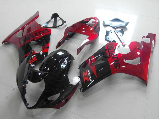 Best 2003-2004 Black Red Suzuki GSXR 1000 Bike Fairing Best 2003-2004 Black Red Suzuki GSXR 1000 Bike Fairing