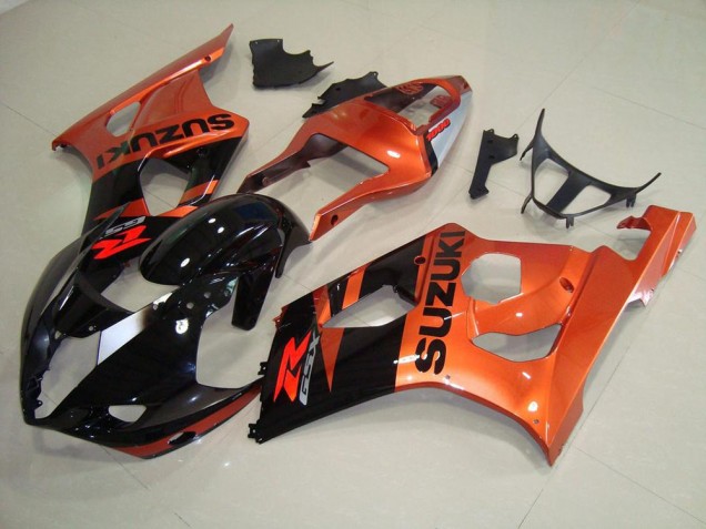 Best 2003-2004 Orange and Black Suzuki GSXR 1000 Motorcycle Fairings Best 2003-2004 Orange and Black Suzuki GSXR 1000 Motorcycle Fairings
